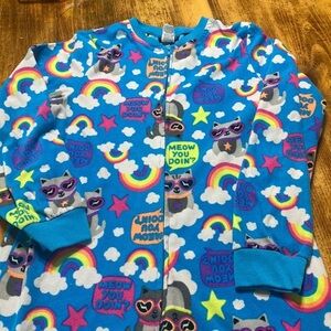 Joe Boxer Kids Onesie Cats Size 10/12